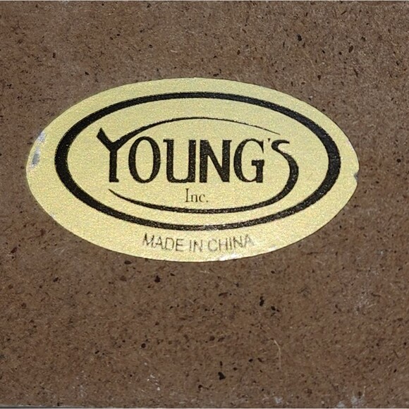 Young's Kitchen Themed Black & Beige Hang/Stand Plaque Trio 7"X2X"0.75" Each - Picture 6 of 8